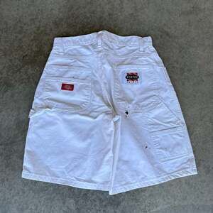 Vintage Dickies Porter Paints White Carpenter Utility Shorts